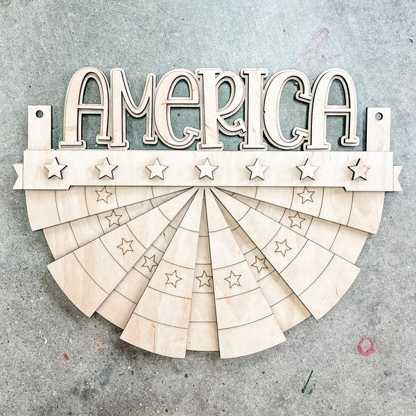 America Bunting Sign