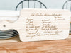 Custom Engraved Recipe Board