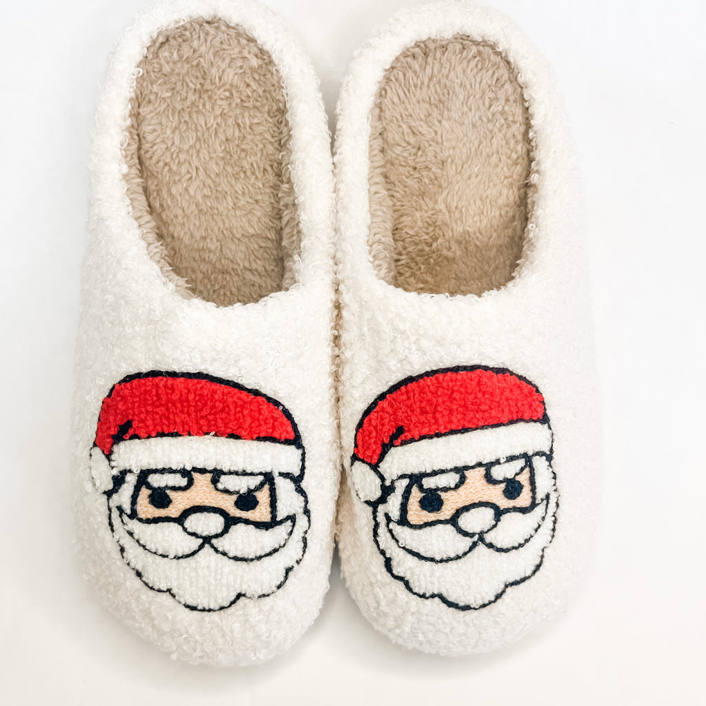Adult Christmas Santa Slippers | Santa Slippers |