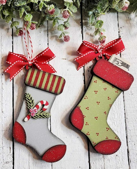 Stocking Money Holder Set Kit {unfinished}