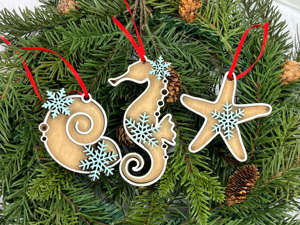 Seashells Ornament Kit {unfinished}