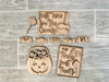 Halloween Candy Themed Tiered Tray Kit {unfinished}