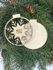 Personalized Layered Needle Snowflake Ornament