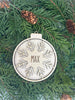 Personalized Layered Needle Snowflake Ornament