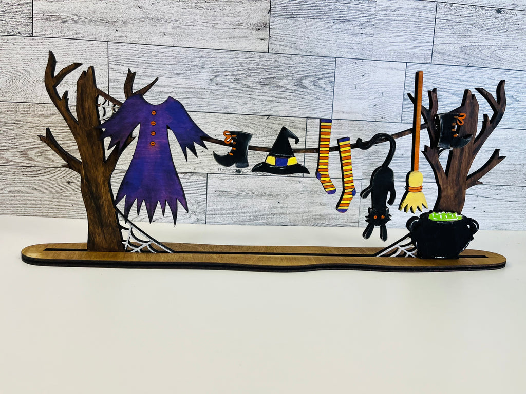 Witch’s Clothes Shelf Sitter Kit {unfinished}