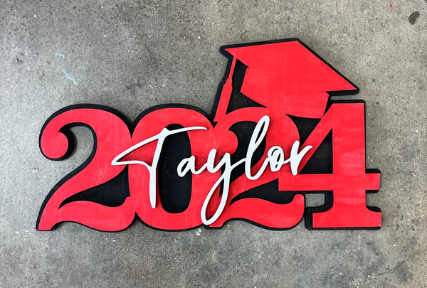 Personalized 2024 Graduation Sign