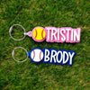Personalized Acrylic Sports Bag Tag