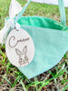 Personalized and Engraved Wood Easter Tag