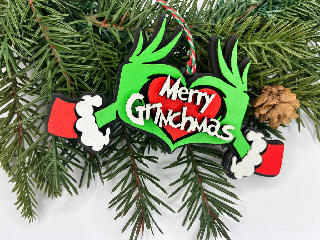 Merry Grinchmas Ornament Kit {unfinished}
