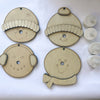 Snowman Light Up Ornament Kit {unfinished}