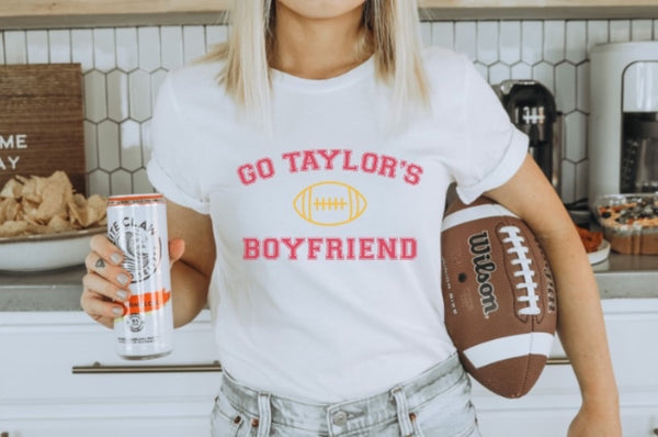 Go Taylor's Boyfriend vintage wash retro tee (PRE-ORDER)