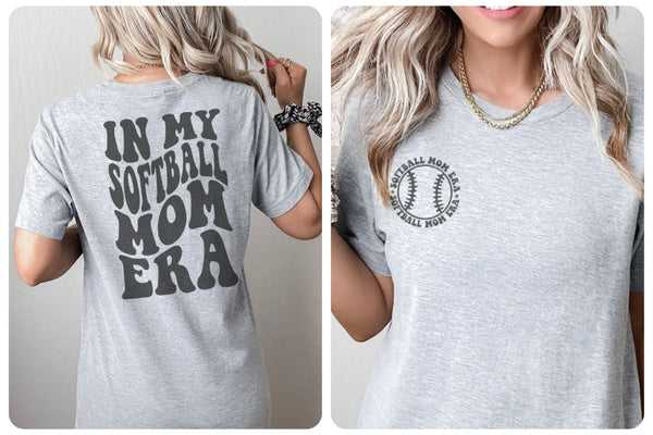 “In My ____ Mom Era” vintage wash retro tee (PRE-ORDER)