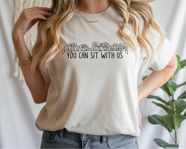 “You can sit with us” T-shirt