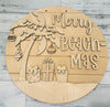 Merry Beachmas  Door Hanger Kit {unfinished}