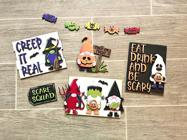 Creep It Real Themed Tiered Tray Kit {unfinished}