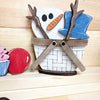 MINI Interchangeable Basket Tiered Tray Shelf Sitter Kit {unfinished}