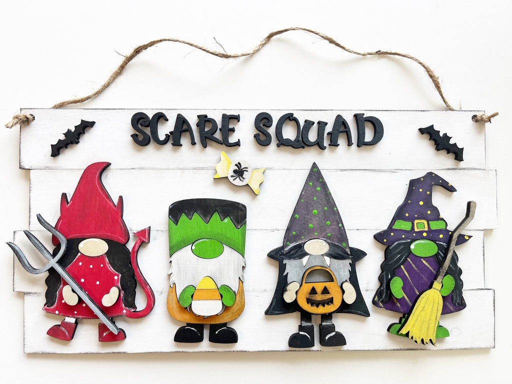 Scare Squad Door Hanger Kit {unfinished}