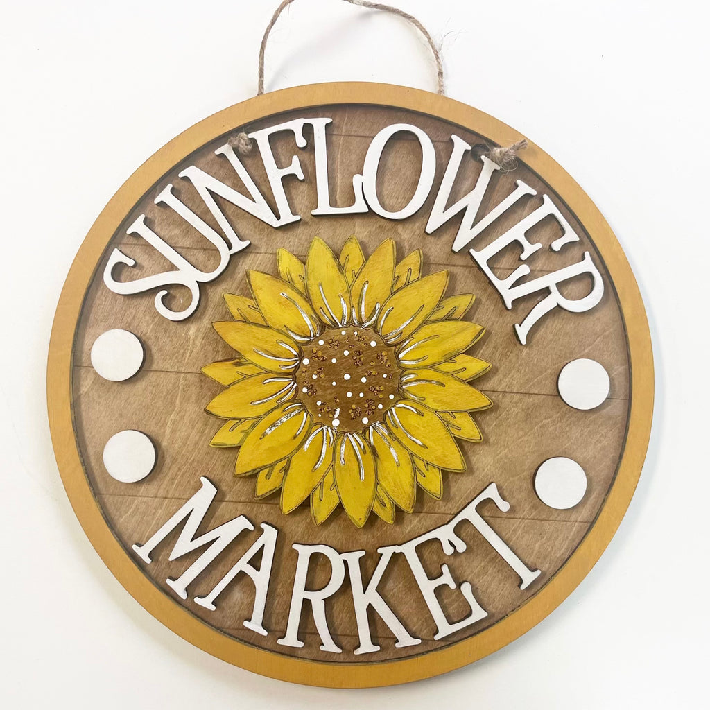 Sunflower Market Door Hanger Kit {unfinished}