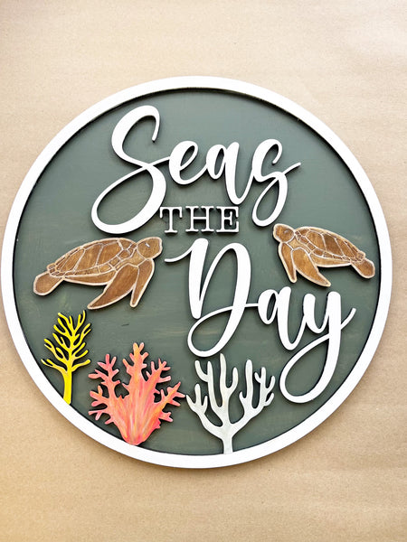Seas the day Door Hanger Kit {unfinished}