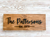 Family Established 3D Sign Kit {unfinished}