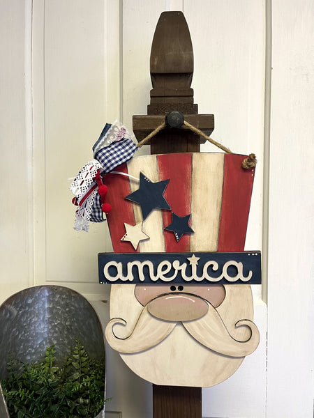 America Uncle Sam Door Hanger Kit {unfinished}