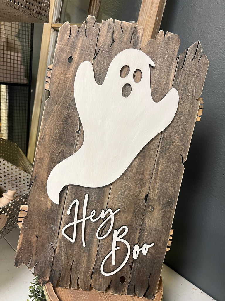 Hey Boo Sign Kit {unfinished}