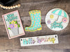 ADD-ON themes for wagon, toolbox or sitting shelf {unfinished}